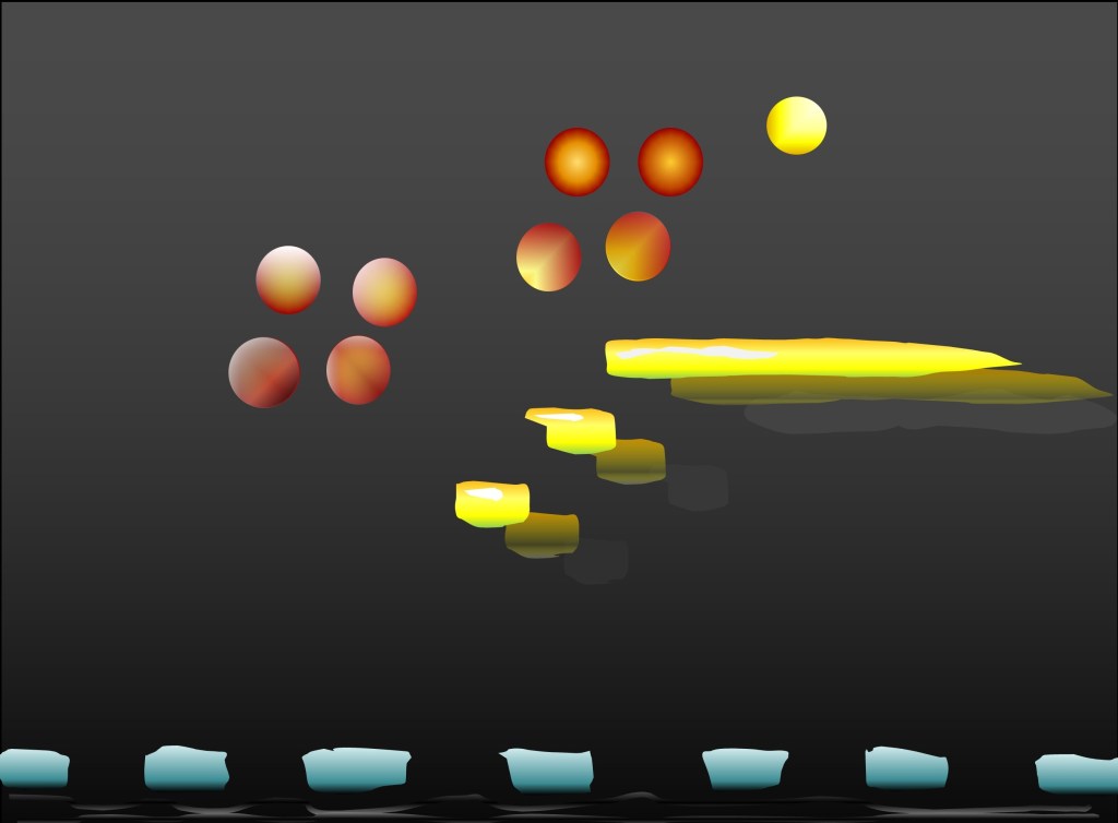 Michael Haverkamp: Computer Graphics referring to sounds of single instruments – celesta, trumpet, …? - from Dmitri Shostakovich’s symphony no. 4 C minor, end of 4th movement., 2019/2023