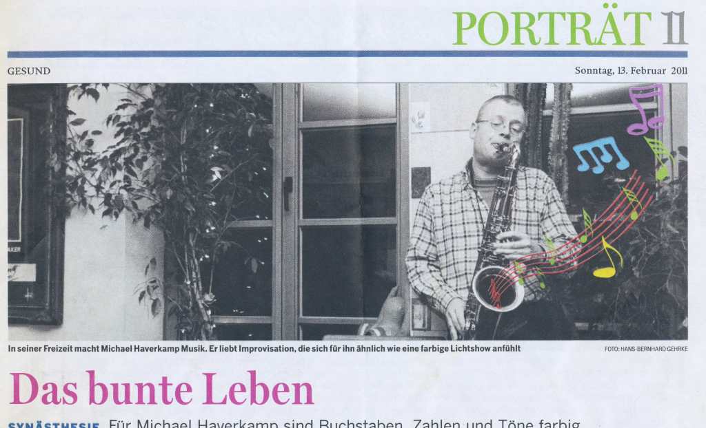 Michael Haverkamp: Saxophone Improvisation at Wundertüte, Köln, c. 2010. Berliner Morgenpost 13.2.2011